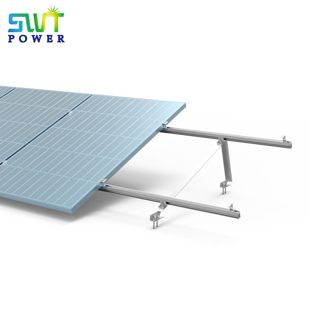 Xiamen Sweet Power Tech Co., Ltd. - Montagesysteme - Penetrate To Substructure On Metal Sheet Roof Base Line Free Triangle Mounting System - Art. 8442
