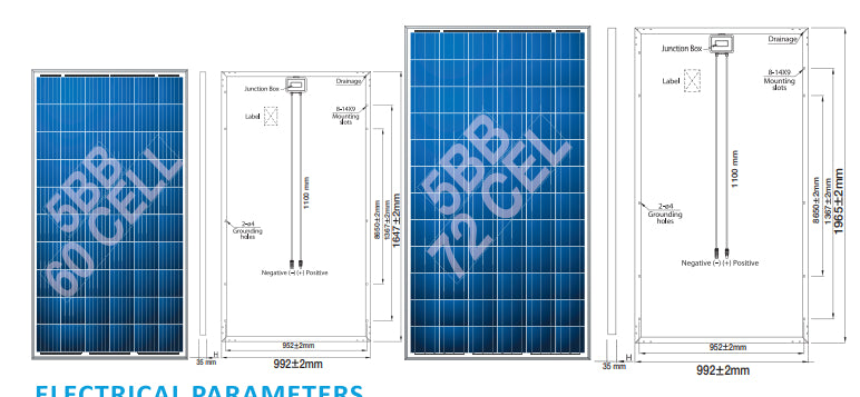 Solarturk Enerji A.Ş. - Solarmodul - Poly 60/72 270-340 STR-335 - Art. 167778