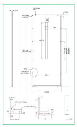 Enfros Technologies Pvt. Ltd. - Solarmodul - Poly 72 325W EFS24325MF72 - Art. 154132