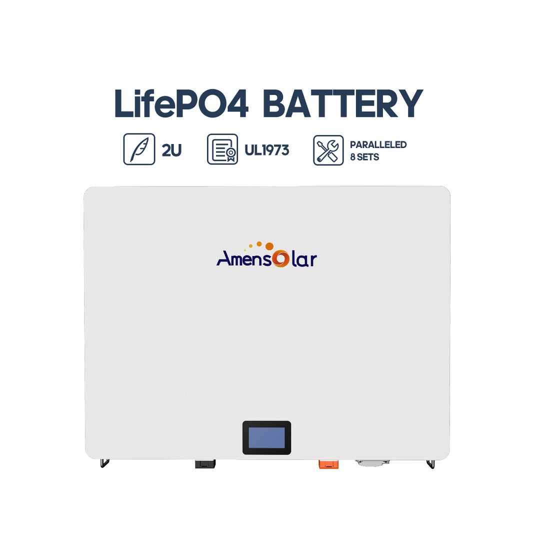 Amensolar Ess Co., Ltd - Speicher - Power Wall 51.2V/200Ah/10.24KWh LifePo4 Battery Power Wall A5120X2 - Art. 33532