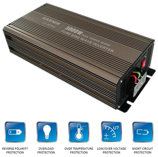 Garnde Solar Energy Corp. - Wechselrichter - Pure Sine Inverter GP Series 3000W GP3000-24-110 - Art. 36758