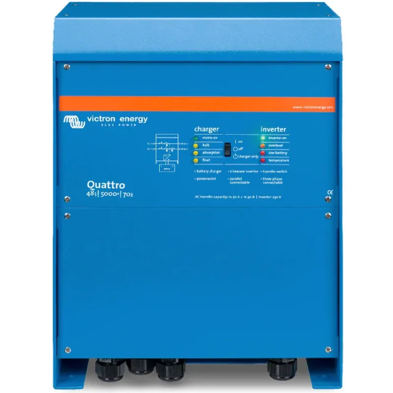 VICTRON - Convertisseur chargeur Quattro 12/5000/220-100/100 230V VE.Bus