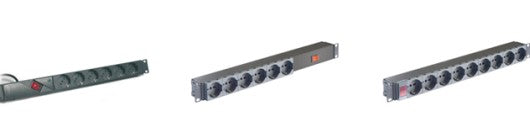 QUBIX POWER PANEL 1U, 6 STECKDOSEN MIT SCHALTER -Art. 2011014