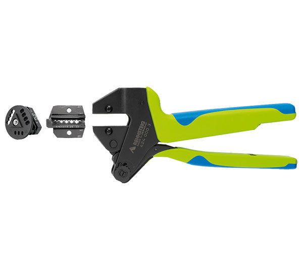 Solarics_RENNSTEIG Zubehör CRIMPING PLIERS PEW 12 (+ H4 DIE/LOCATOR) PEW 12 ZANGE MIT CRIMPEINSATZ UND LOCATOR