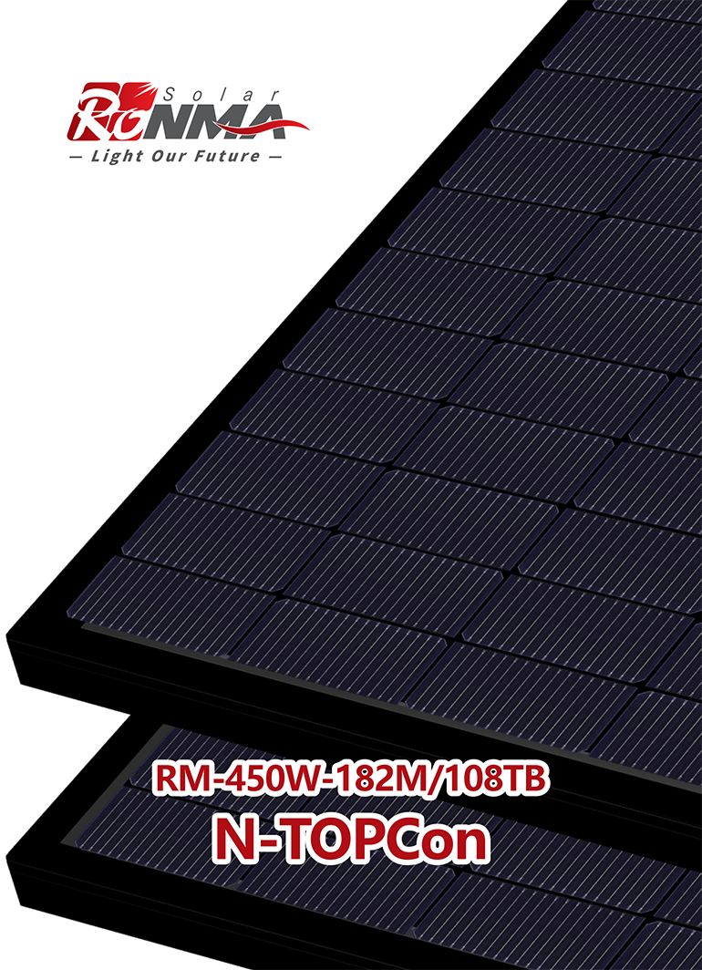 Zhejiang Ronma Solar Group Co,.Ltd. - Solarmodul - RM-450W-182M/108T full black RM-450W-182M/108T - Art. 199019