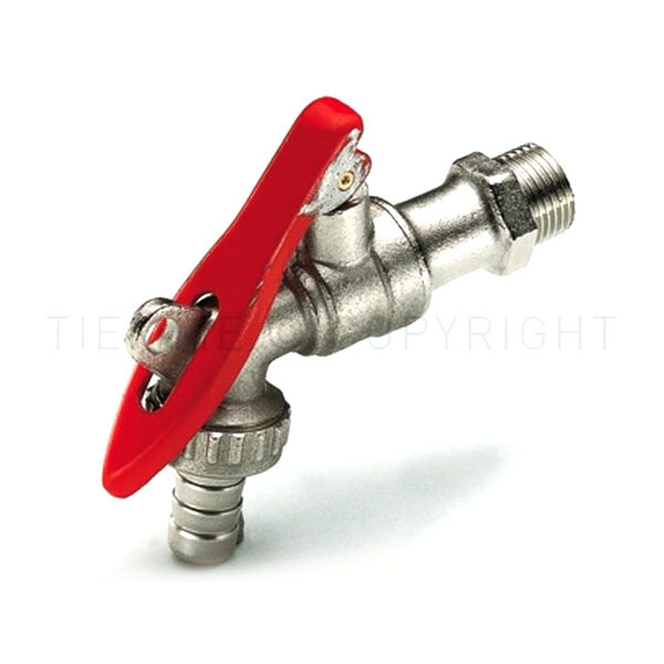 Tiemme Kugelhahn 1/2" mit Vorhängeschlosshebel 2500009