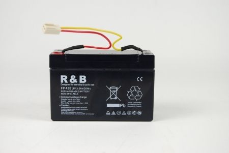 R&B Batterie Blei Wartungsfrei 4V 3,5Ah