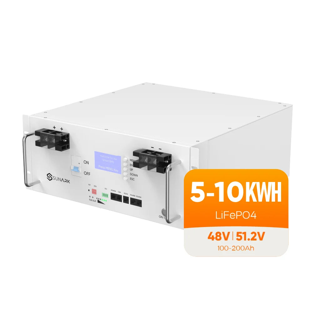 SunArk Power Co., Ltd. - Speicher - RackArk White- 5/10Kwh Rack Mount LiFePO4 Batte... RackArk-51200 - Art. 33562
