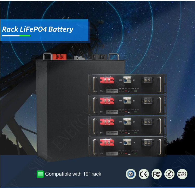 Shenzhen SWA Energy Co.,Ltd - Speicher - Rack LFP Battery SWA48200-RM - Art. 29084