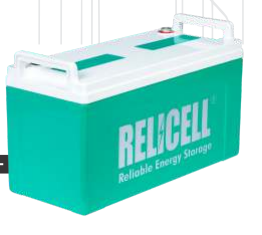 Greenvision Technologies (Relicell) Pvt. Ltd. - Speicher - Relicell Solar Gel batteries SG12125 - Art. 13817