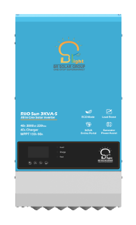 Yangzhou Bright Solar Solutions Co., Ltd. - Wechselrichter - Riio Sun Riio Sun 3KVA-M - Art. 46763