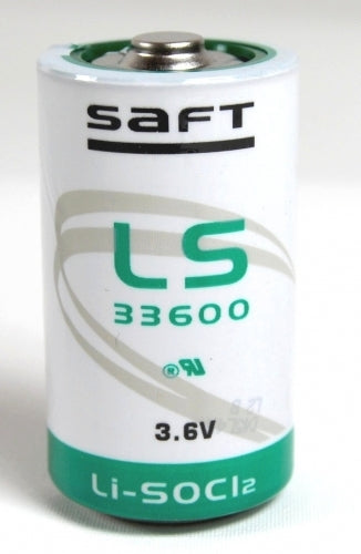Saft Lithium Rundzelle LS33600 mit 3,6 V und 17,0 Ah