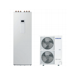 SAMSUNG Paket Split 4,4 KW, 1-Phasig incl. Split-HUB 200 Liter, Touch Fernbedienung
