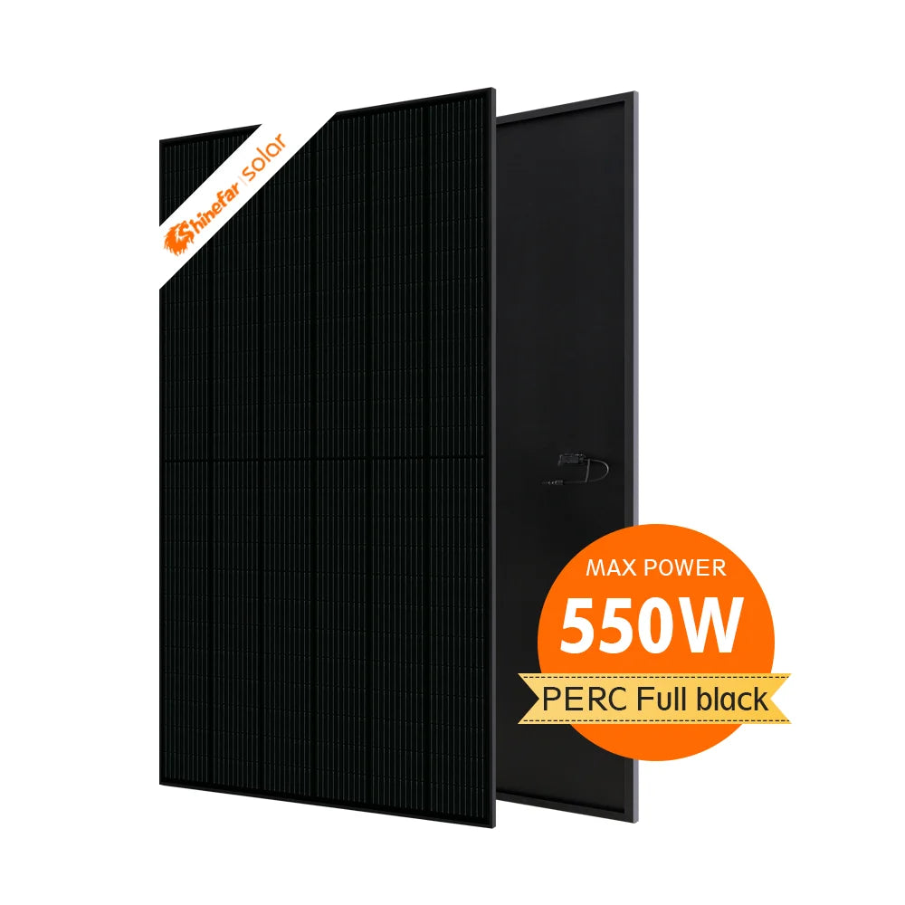 Shinefar Solar Co., Ltd. - Solarmodul - SF-M18/144 540-555W Full Black SF-M18/144 550W - Art. 202162