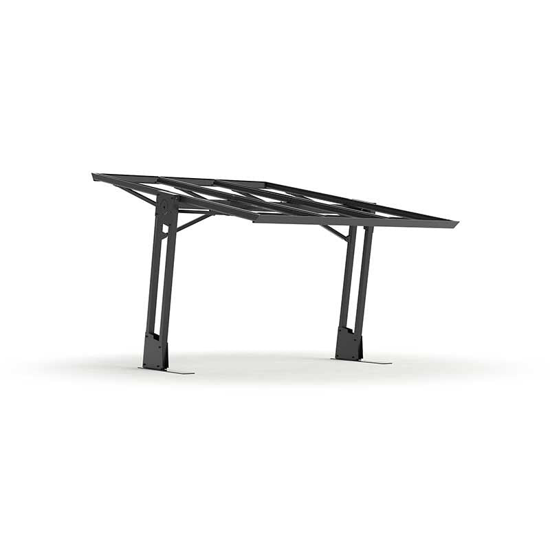 SHAPE - SHAPE 1+ - carport solaire pour 1 véhicule (dim. élargies PMR) - RAL 7016 Anthracite - SHAPE1+7016