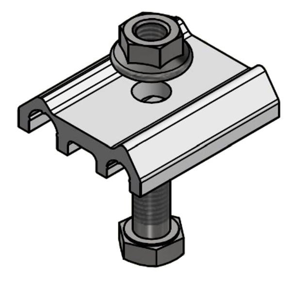 SL Rack Blitzschutzklemme niedrig / unten