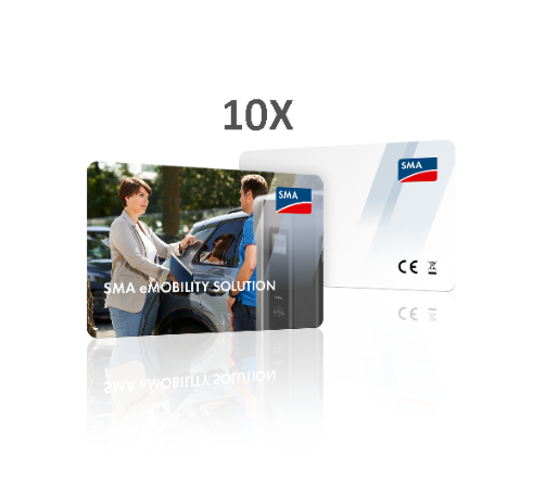 SMA Elektromobilität RFID Cards für EV Charger Inhalt: 10 Karten