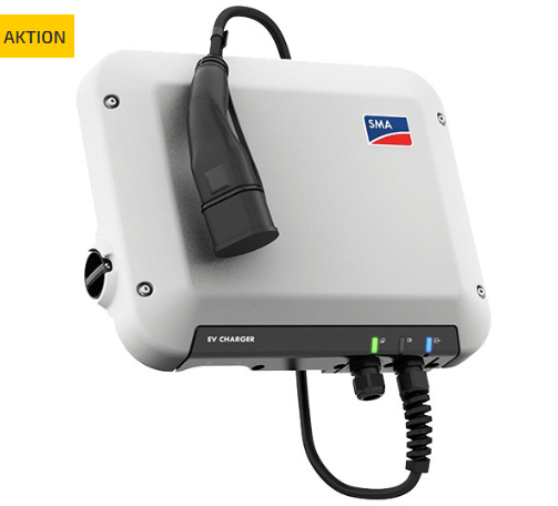 SMA Elektromobilität SMA EV Charger 7,4 kW AC EV Charger, Typ 2 Ladekabel 7,5 m