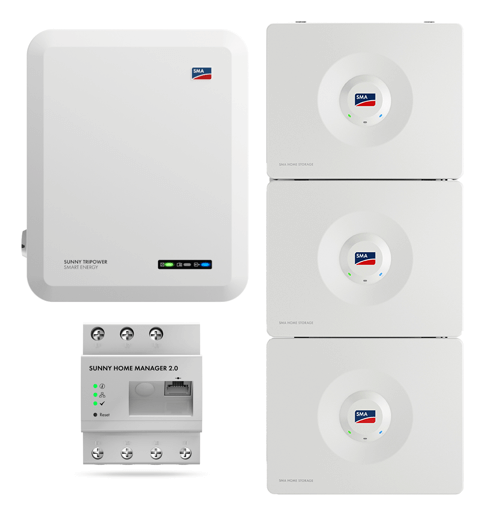 SMA Hybrid STP 5.0 SE + 9,8 kWh Batterie HS + gratis EMS SHM