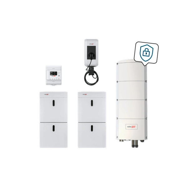 SOLAREDGE Kombipaket Home mit Ladestation, SE8K-RWB48 und 19,4 kWh