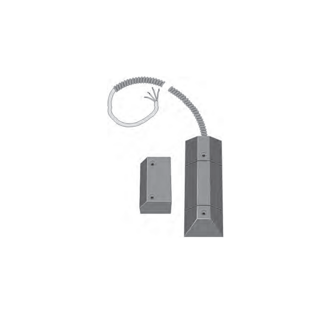 ABI-Sicherheitssysteme Rolltorkontakt AMK 4 S G3, Kl. C - Farbe grau, 1,2 m Kabel - Art. 21227