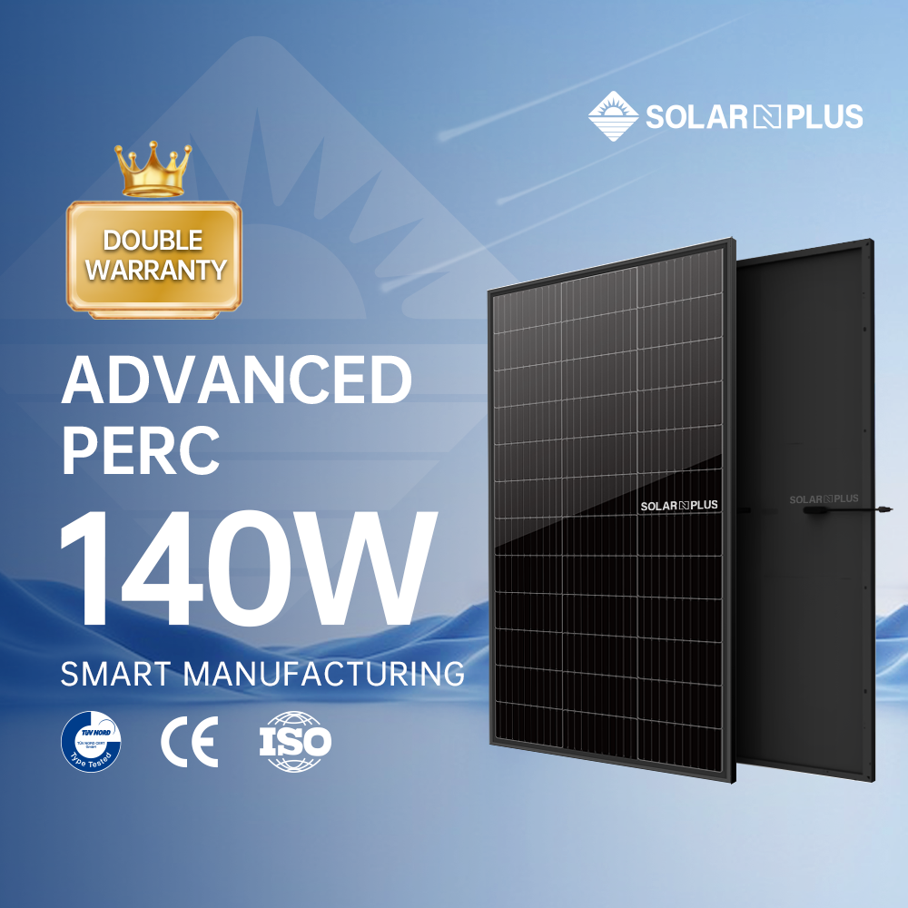 Solar N Plus New Energy Tech. Co., Ltd - Solarmodul - SP-M10/36H-125-140W (All Black) SP-M10-36H-125W - Art. 204424