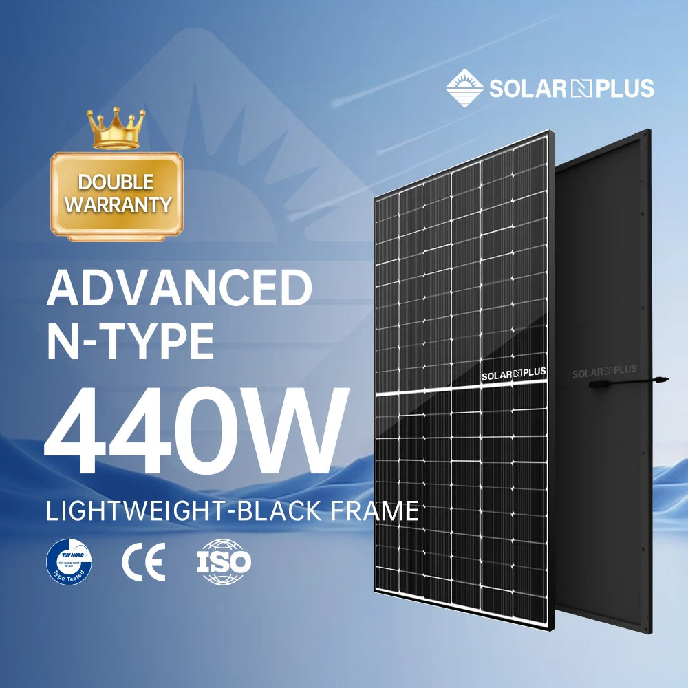 Solar N Plus New Energy Tech. Co., Ltd - Solarmodul - SP-N16/108H 420-440W Lightweight-Black Frame 420 - Art. 237054
