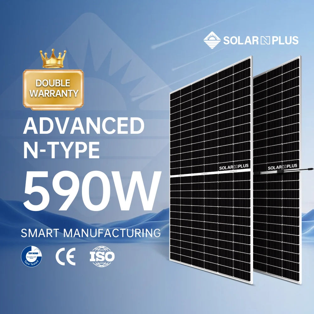 Solar N Plus New Energy Tech. Co., Ltd - Solarmodul - SP-N16/144HG 570-600W 570 - Art. 203965