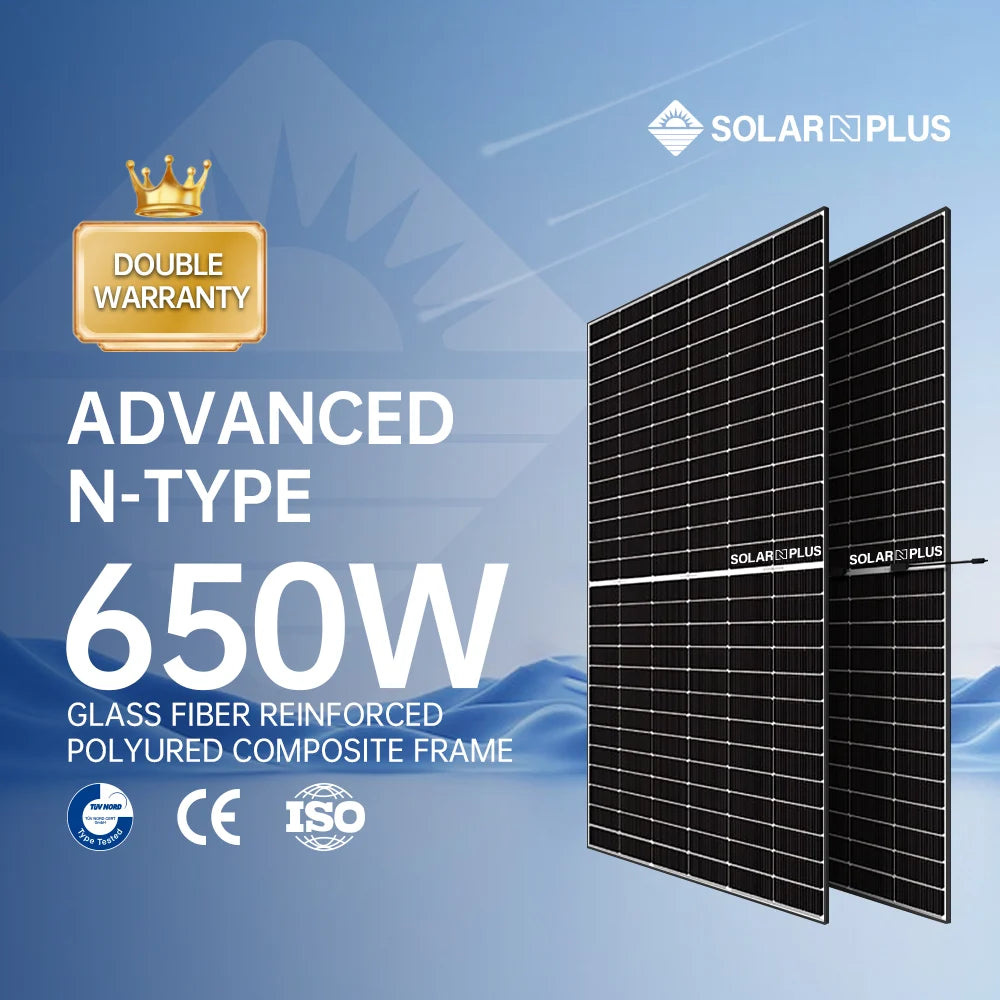 Solar N Plus New Energy Tech. Co., Ltd - Solarmodul - SP-N16/156HG 630-650W 640 - Art. 219712