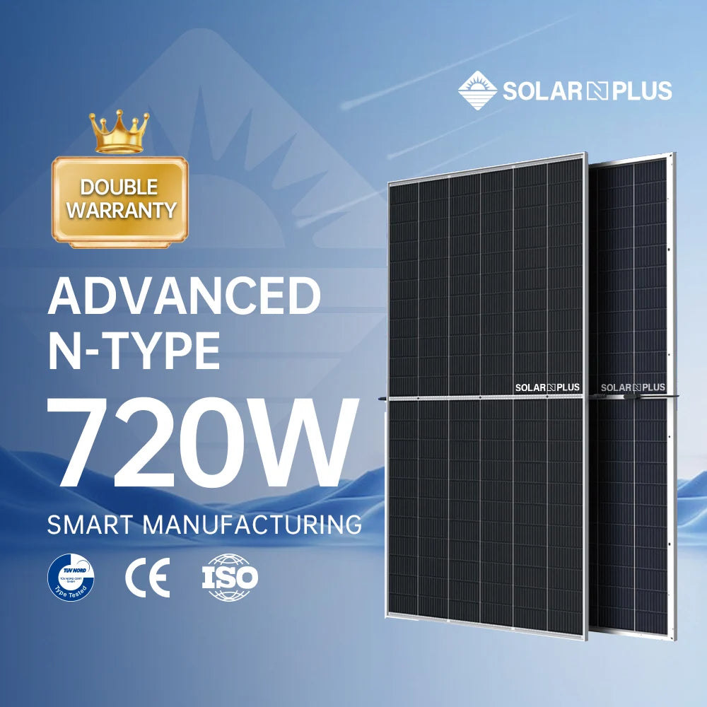 Solar N Plus New Energy Tech. Co., Ltd - Solarmodul - SP-N18/132HG 700-720W 715 - Art. 231169