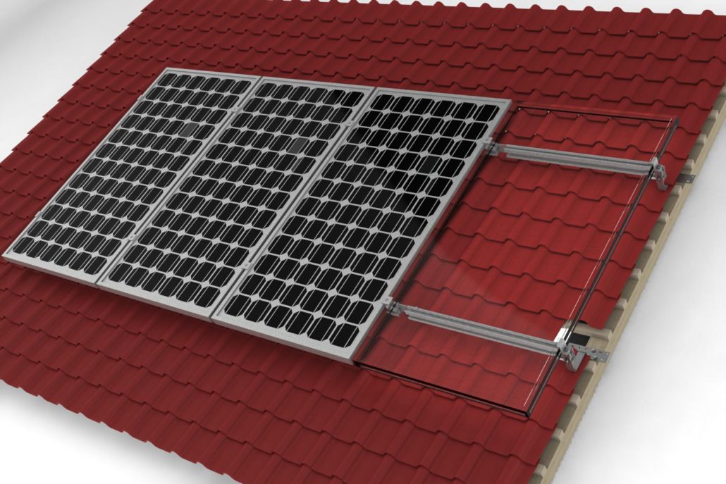Fujian Super Solar Energy Technology Co., Ltd. - Montagesysteme - SS-TRH-010 Pitched Tile Roof Mount SS-TRH-010 - Art. 6771
