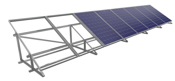 Solarteknik - Montagesysteme - STF Flat Roof Mounting Systems STF H Single Landscape - Art. 8775