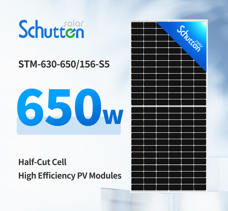 Anhui Schutten Solar Energy Co., Ltd. - Solarmodul - STM-630-650/156-S5 STM-645/156-S5 - Art. 230012