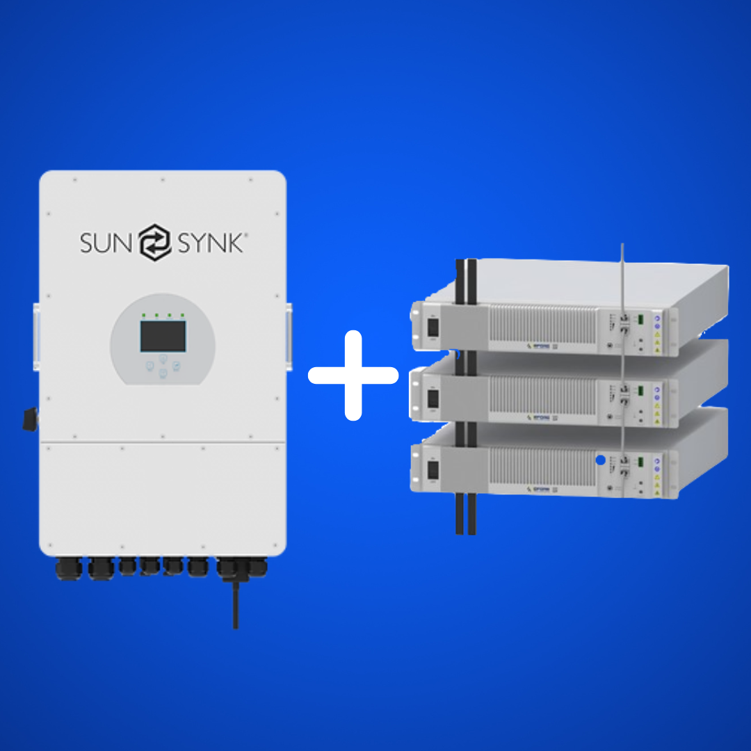 SUNSYNK + ENETEK Wechselrichter SYNK-10K-SG04LP3 + EIB-48100 2U