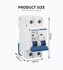 SUNTREE SCB863-25A-2P - 25A 2P AC MAGNETOTHERMISCHER LEISTUNGSSCHALTER -Art. SCB863-25A-2P