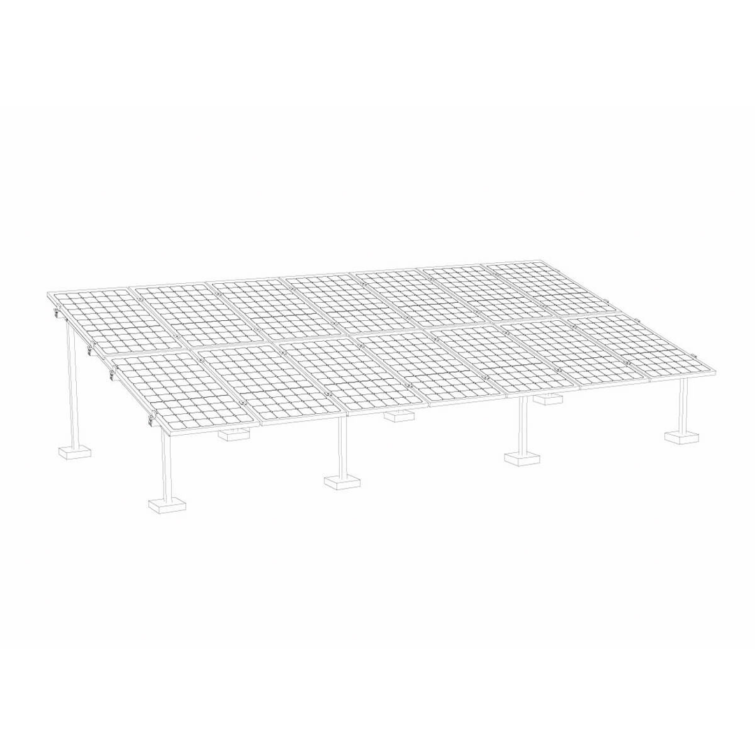Solarvatio - Montagesysteme - SV-P-14V2-72 SV-P-14V2-72 - Art. 8388