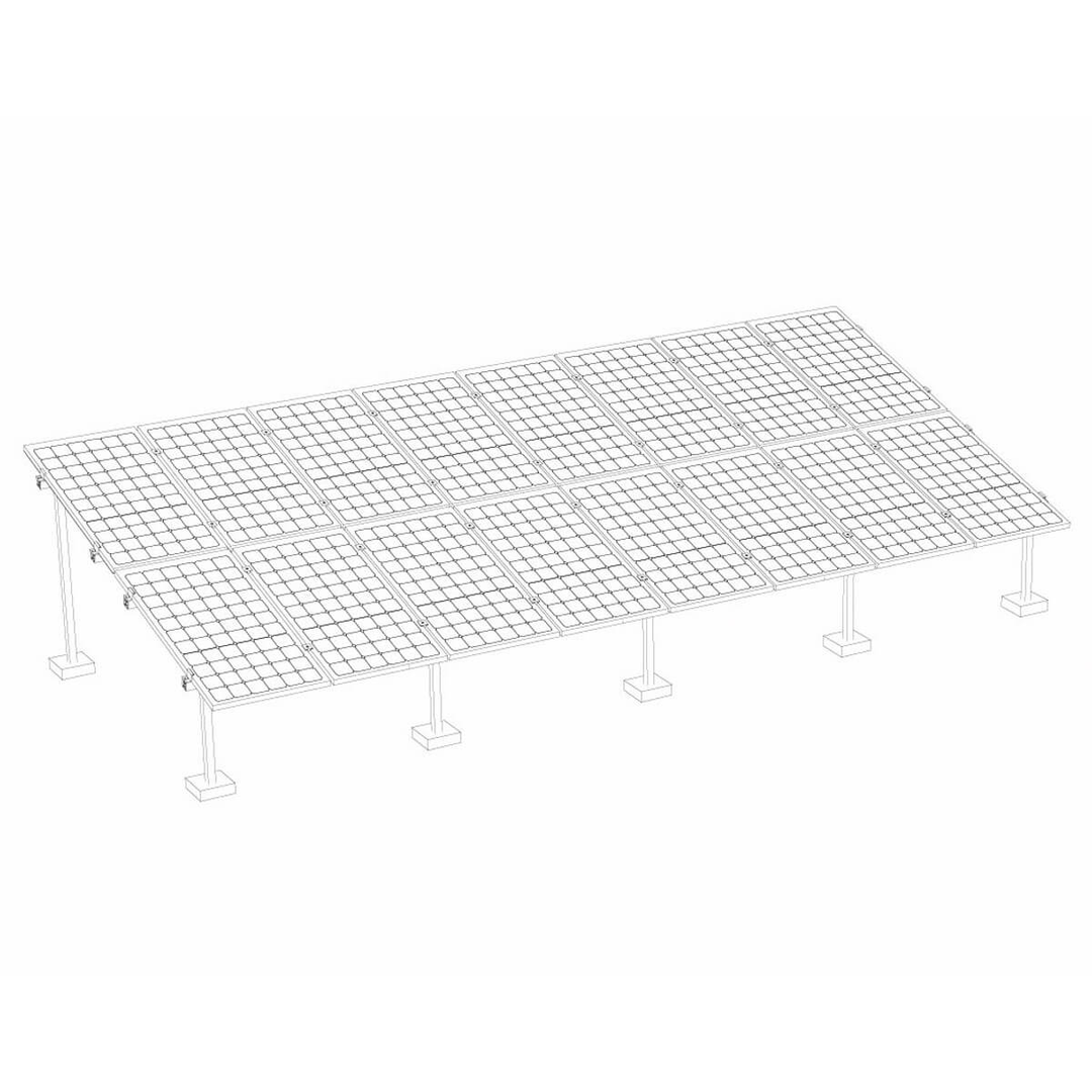 Solarvatio - Montagesysteme - SV-P-16V2-72 SV-P-16V2-72 - Art. 8389