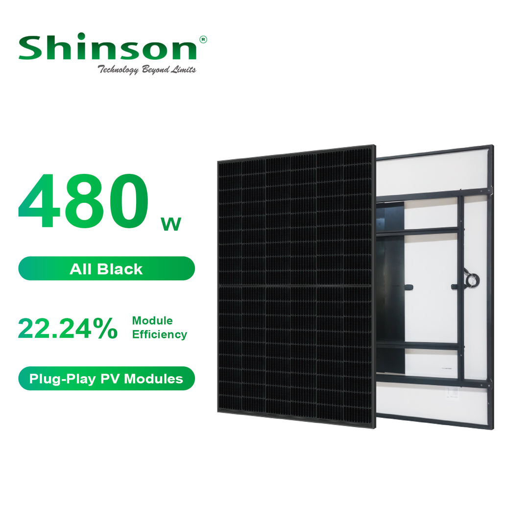 Shinson Technology Co., Ltd. - Solarmodul - S FIX 480W All Black S FIX 480 all black - Art. 207864