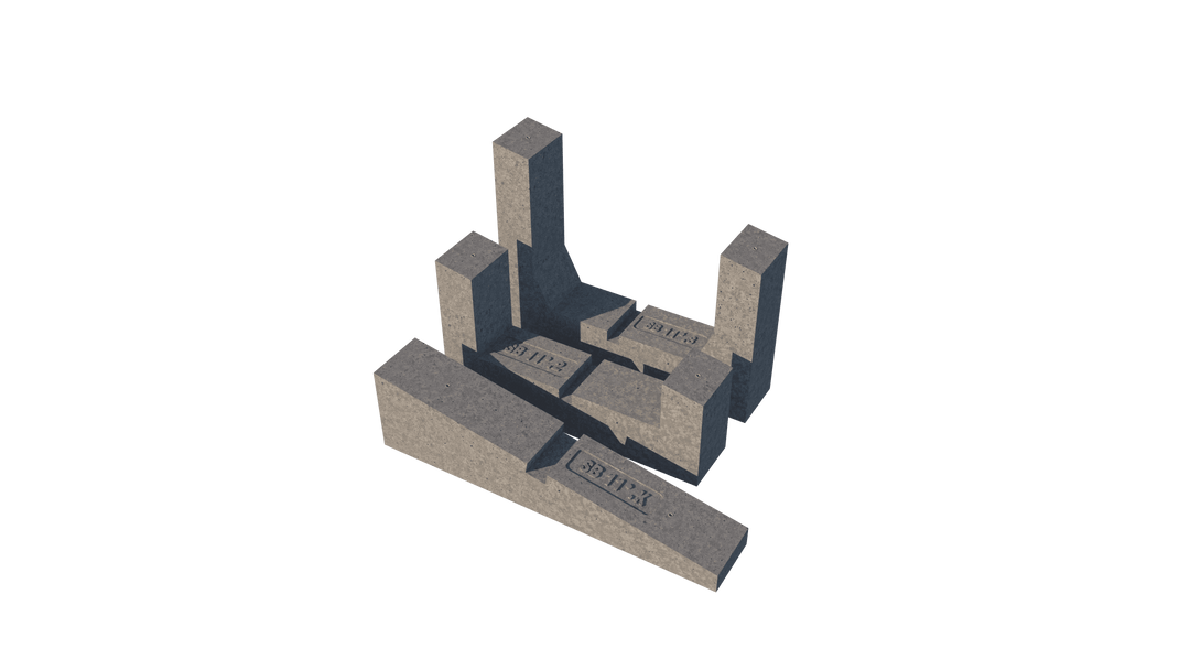 Basic (SunBallast) S.r.l. - Montagesysteme - Sail Shaped Ballast 11° ART, 23011,K - Art. 9781