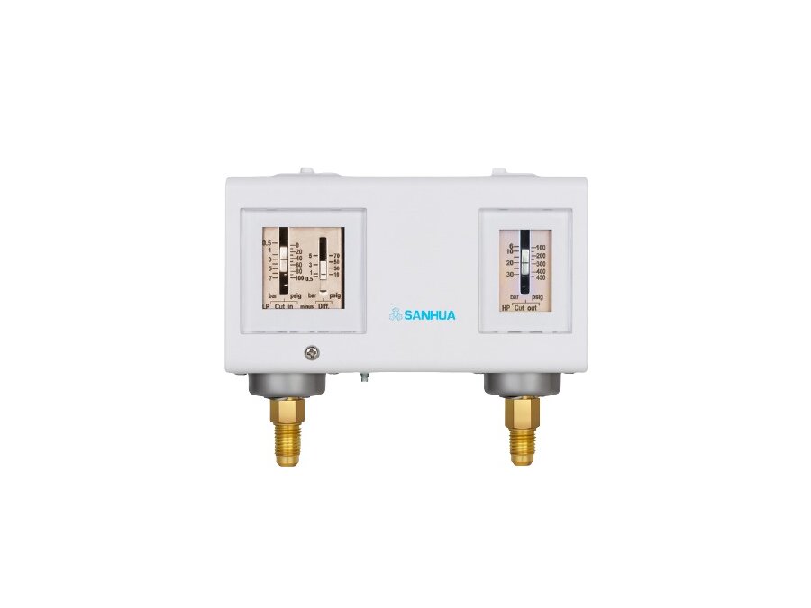 Sanhua Doppeldruckschalter PS15AML-S51, automatischer/manueller Reset