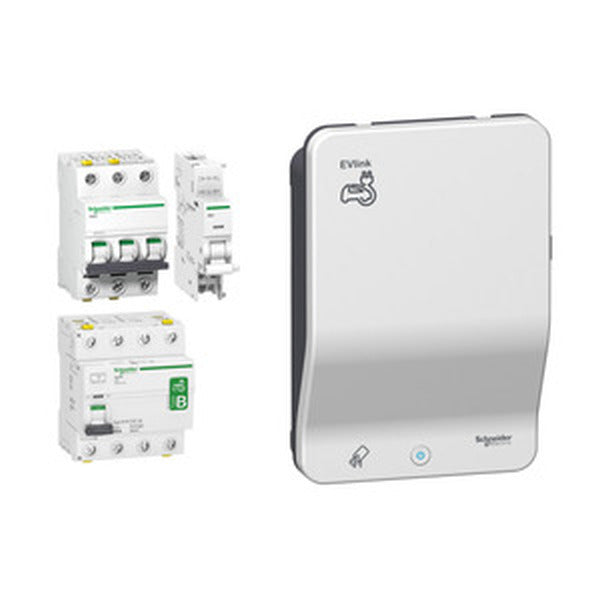 Schneider Electric Ladestation EVlink Bundle G4-22kW-Steckd.-Schutz