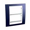 Schneider Electric UNICA DEKO UND TRAGRAHMEN 2X4 AZUL INDIGO -Art. MGU48.424.842