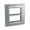 Schneider Electric UNICA DEKO UND TRAGRAHMEN 2X4 CROMO S/AL -Art. MGU49.424.038