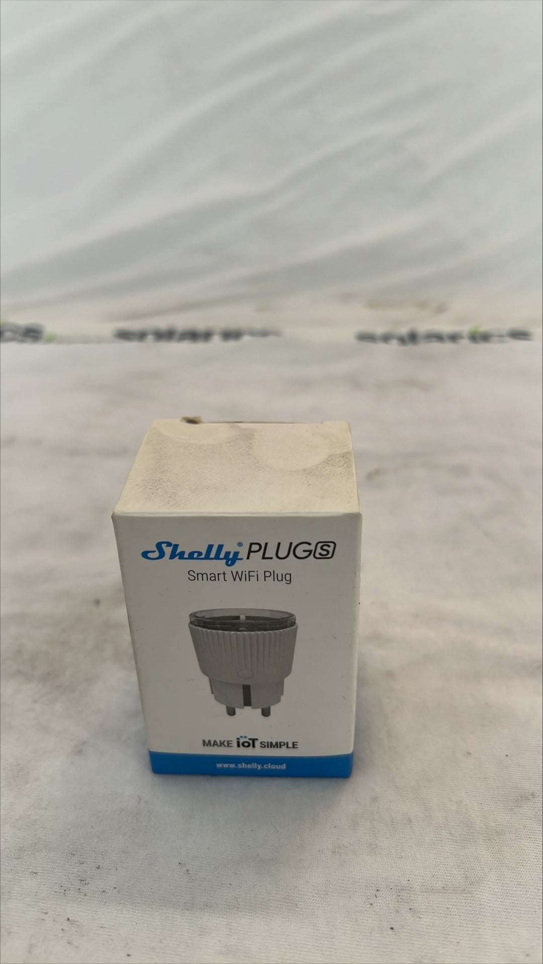 Shelly Plug S – Smart WiFi Plug mit Verbrauchsmessung (2500 W)