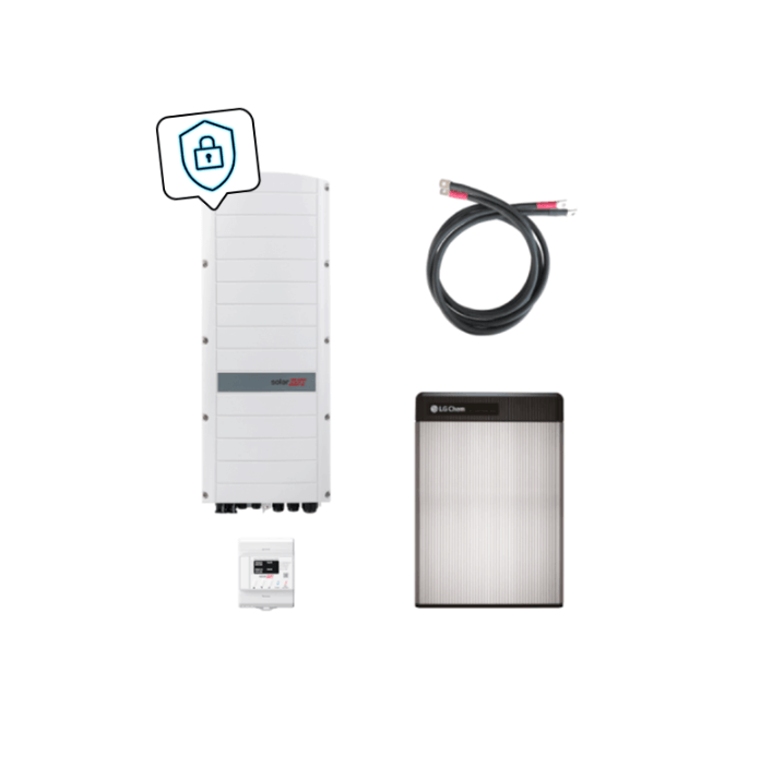 SolarEdge StorEdge RWS-Wechselrichter SE5K mit LG RESU 12 + S440