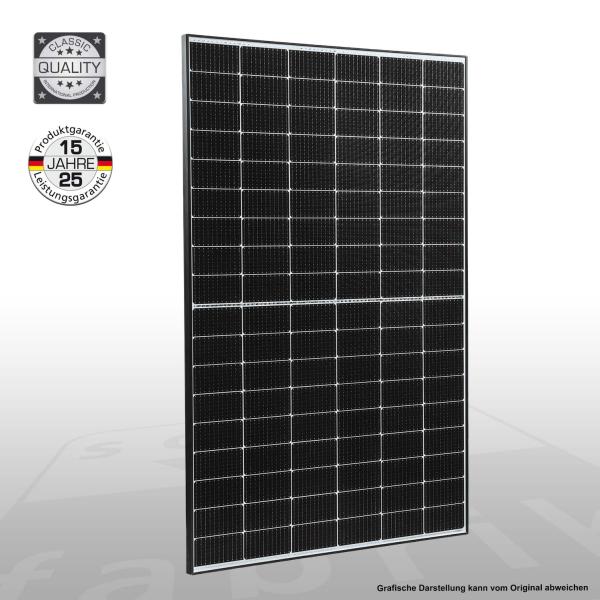 Solar Fabrik Solarmodul Mono S4 Half Cut 410W Schwarzer Rahmen 1724x1134x30mm