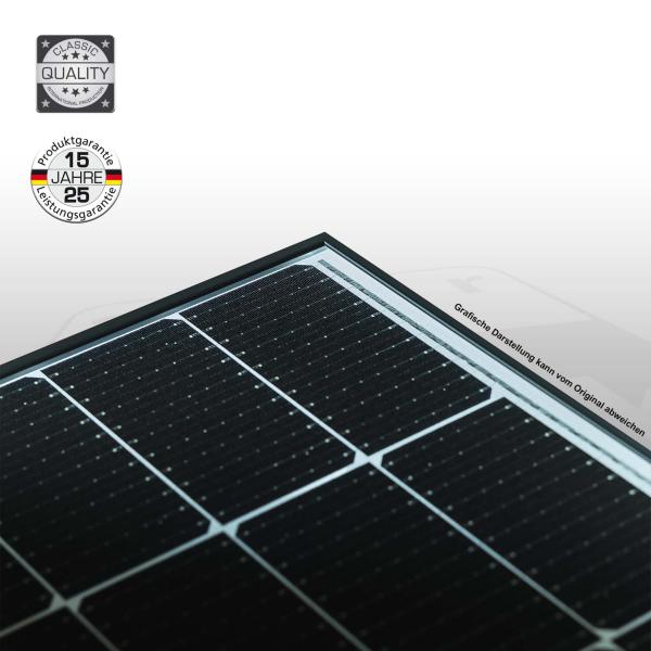 Solar Fabrik Solarmodul Mono S4 Half Cut 410W Schwarzer Rahmen 1724x1134x30mm
