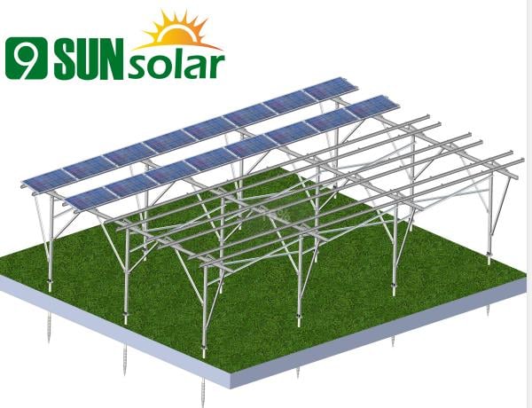 Xiamen 9Sun Solar Technology Co., Ltd. - Montagesysteme - Solar Farm Mounting System Farm mounting - Art. 7230