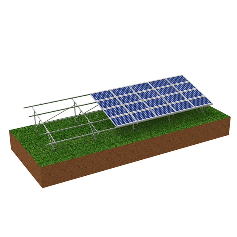 Xiamen Ziyuan Energy Technology Co., Ltd. - Montagesysteme - Solar Ground Mount Structure C Steel Zam ZYE-GM03 - Art. 10011