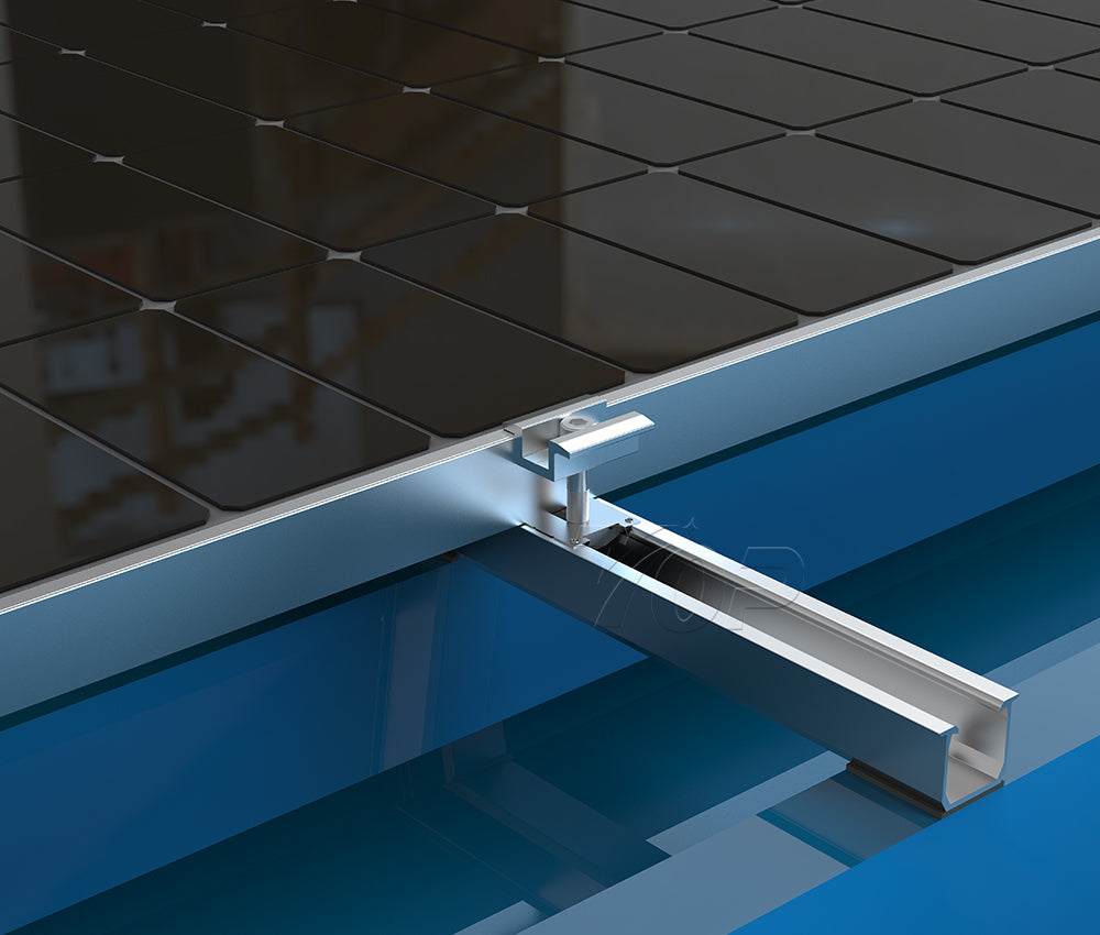 Xiamen TopFence Co., Ltd. - Montagesysteme - Solar Mini Rail roof mount TF00685 - Art. 9423